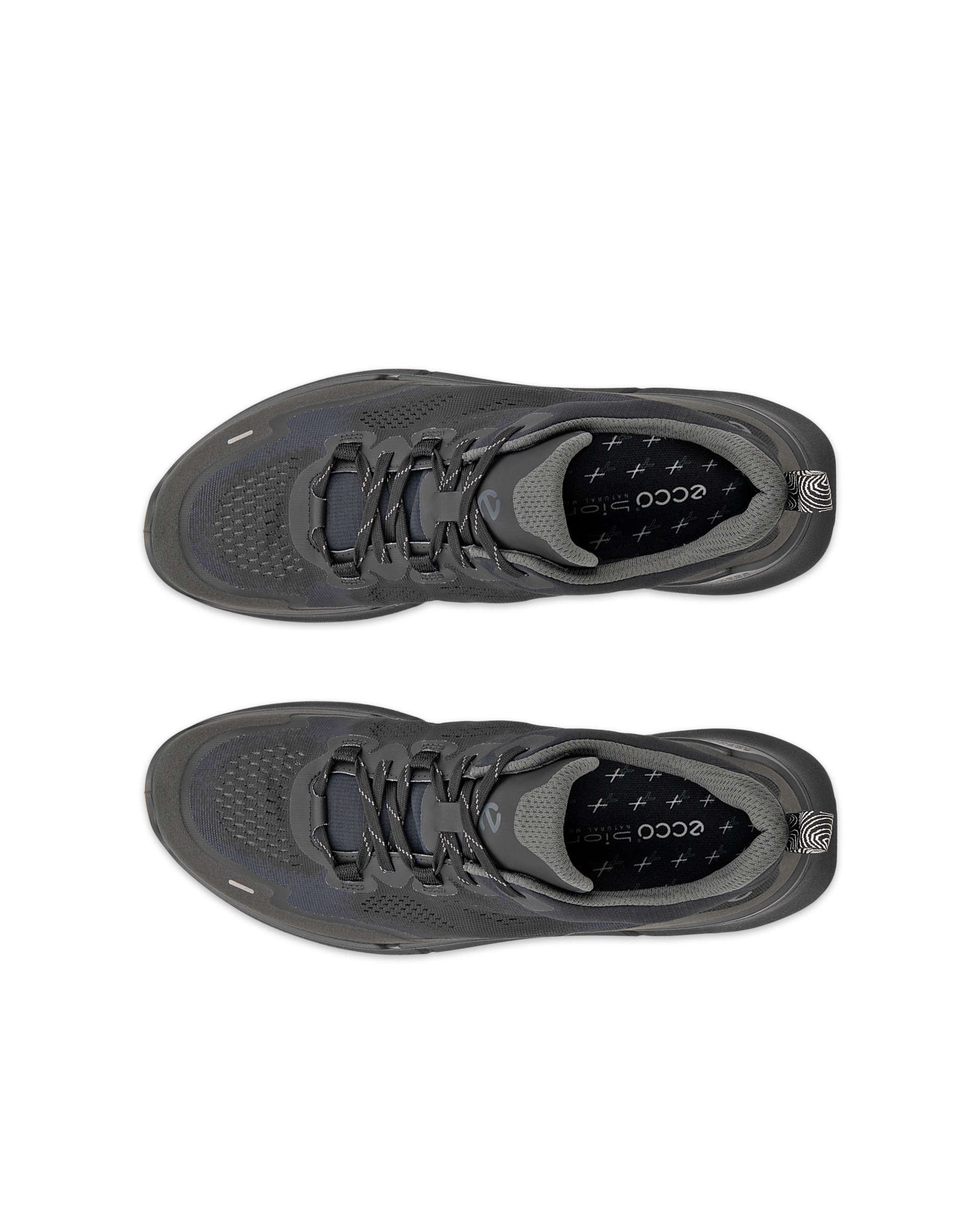 Pánske textilné tenisky ECCO® BIOM 2.2 - Čierna - Top left pair
