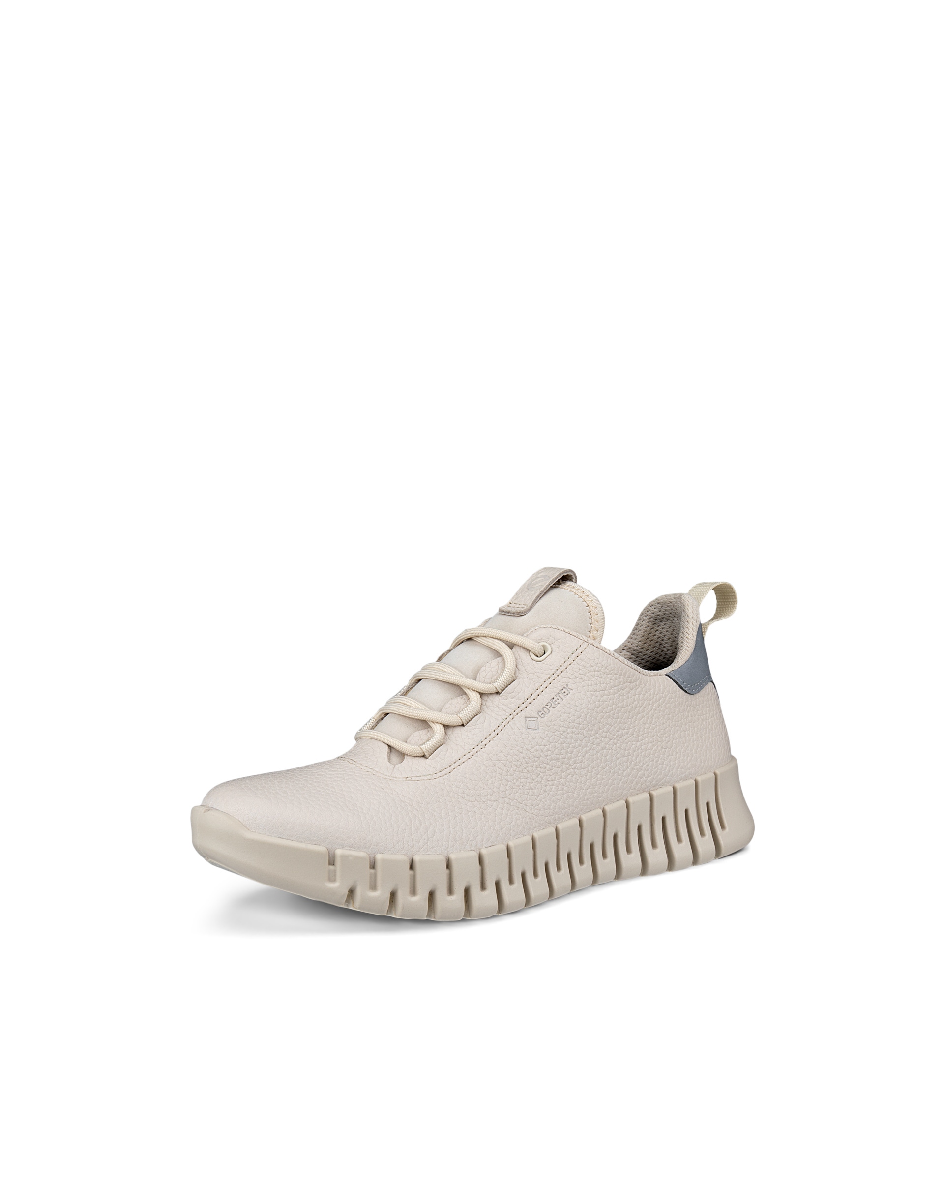 Women's ECCO® Gruuv Leather Gore-Tex Sneaker - Beige - Main