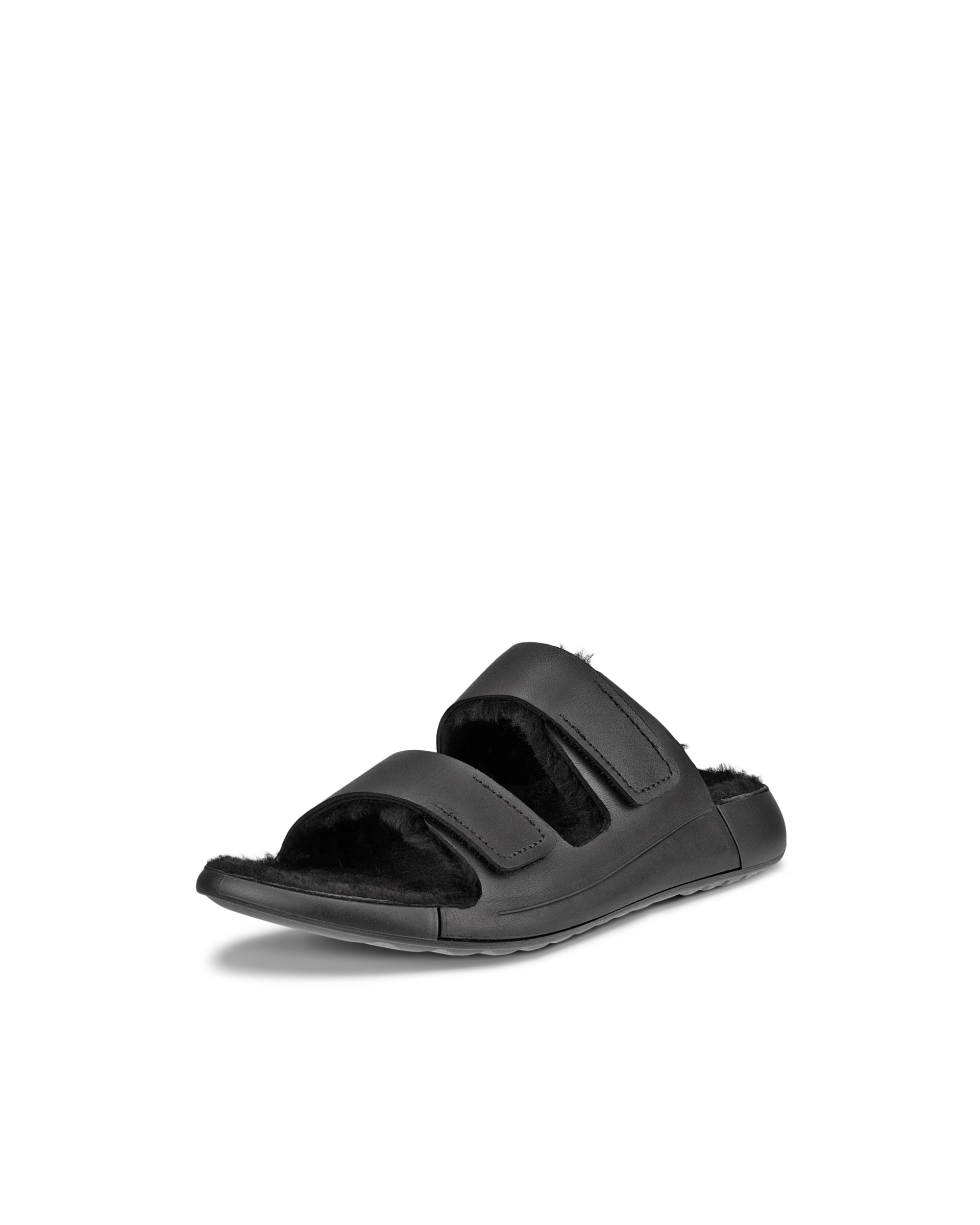 Sandalias con dos tiras de piel ECCO® Cozmo Sandal para mujer - Negro - Main