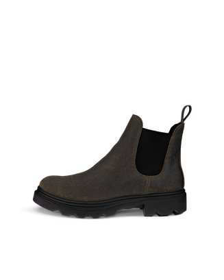 Botas Chelsea de ante ECCO® Grainer para mujer - Verde - Outside