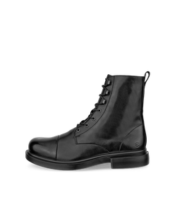 ECCO Metropole Seoul bottes mi-hautes en cuir pour hommes - Noir - Outside