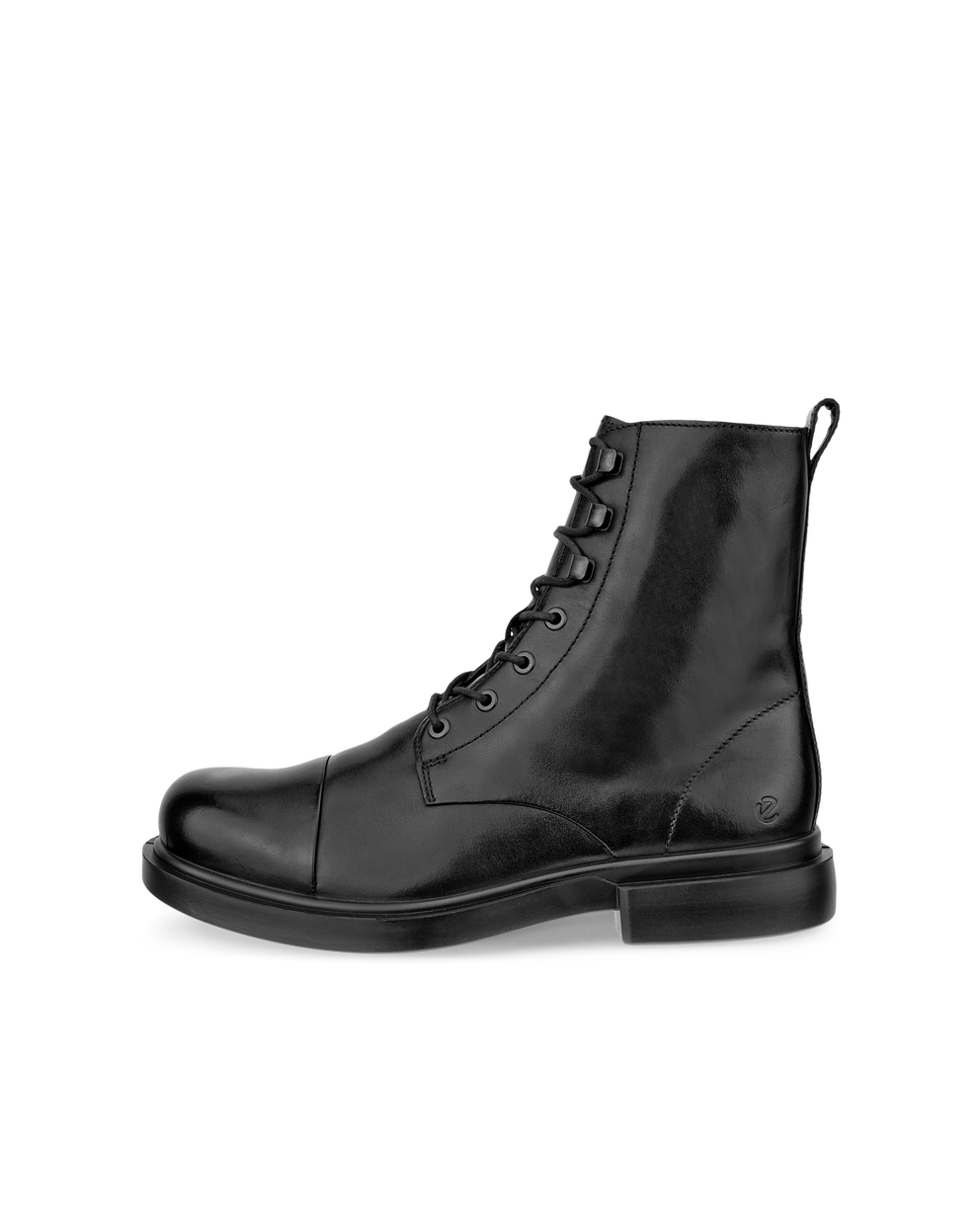 ECCO Metropole Seoul bottes mi-hautes en cuir pour hommes - Noir - Outside