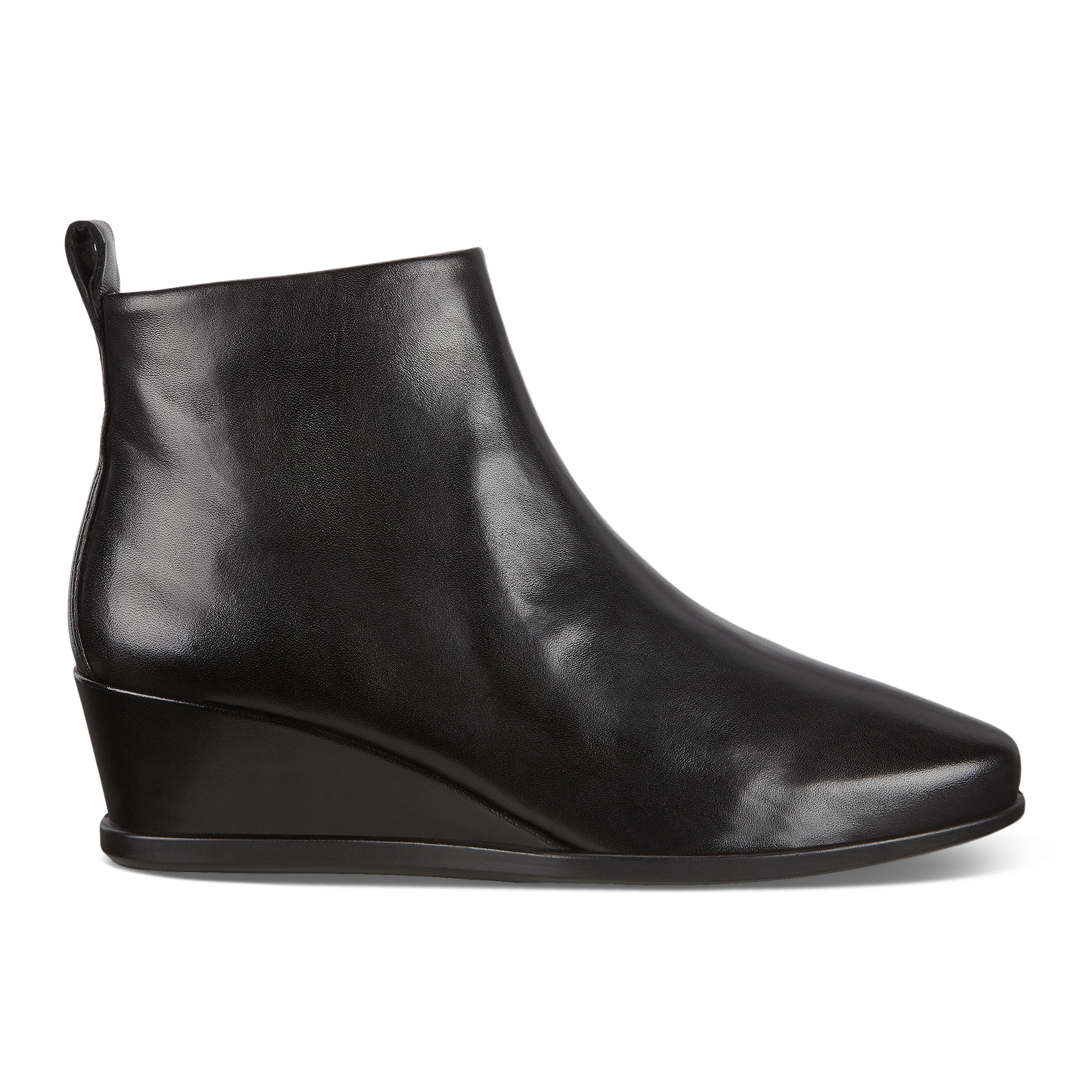ECCO Shape 45 Wedge Ankle Boot - Black - Outside