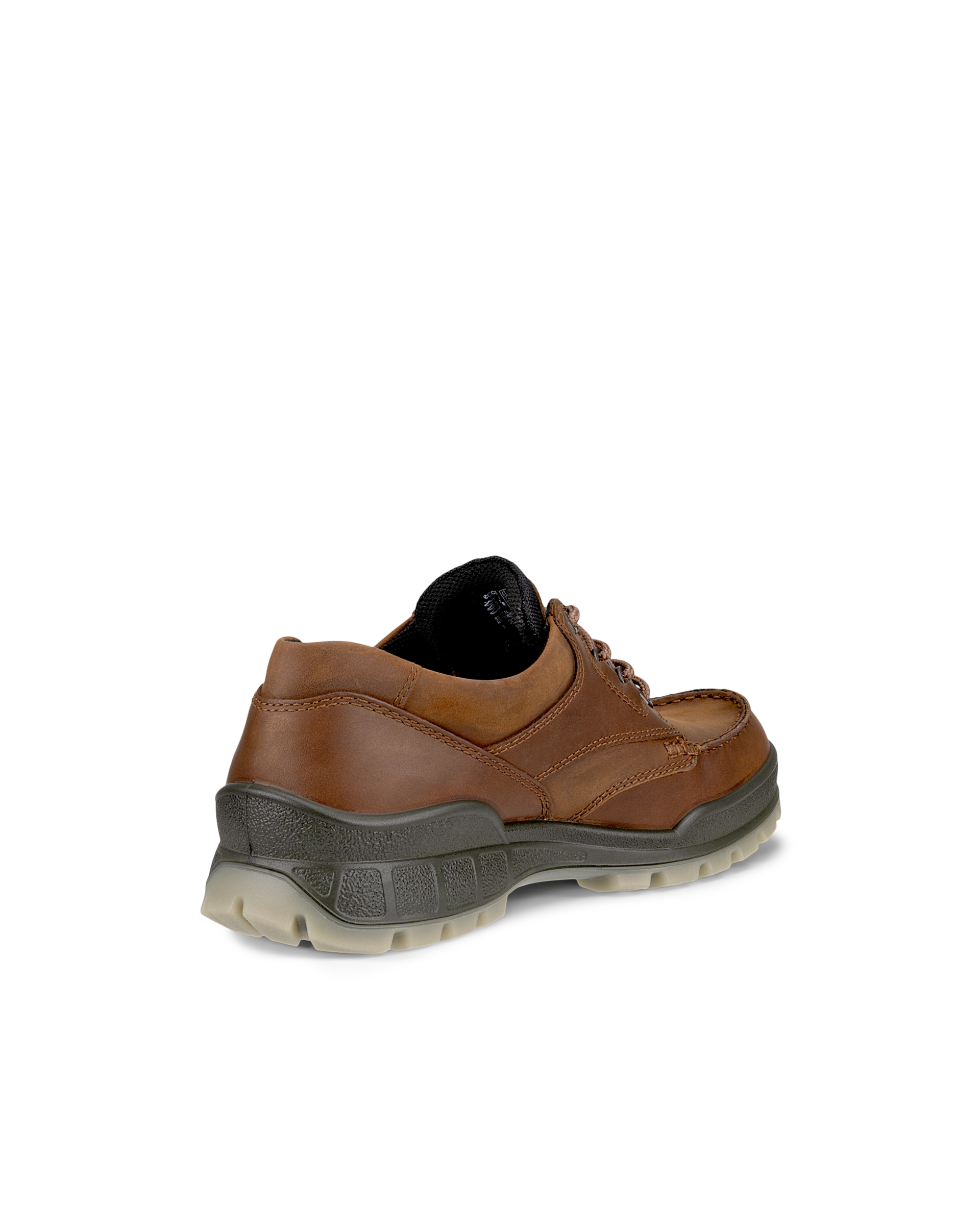 Men's ECCO® Track 25 Leather Gore-Tex Moc-Toe Shoe - Brown - Back