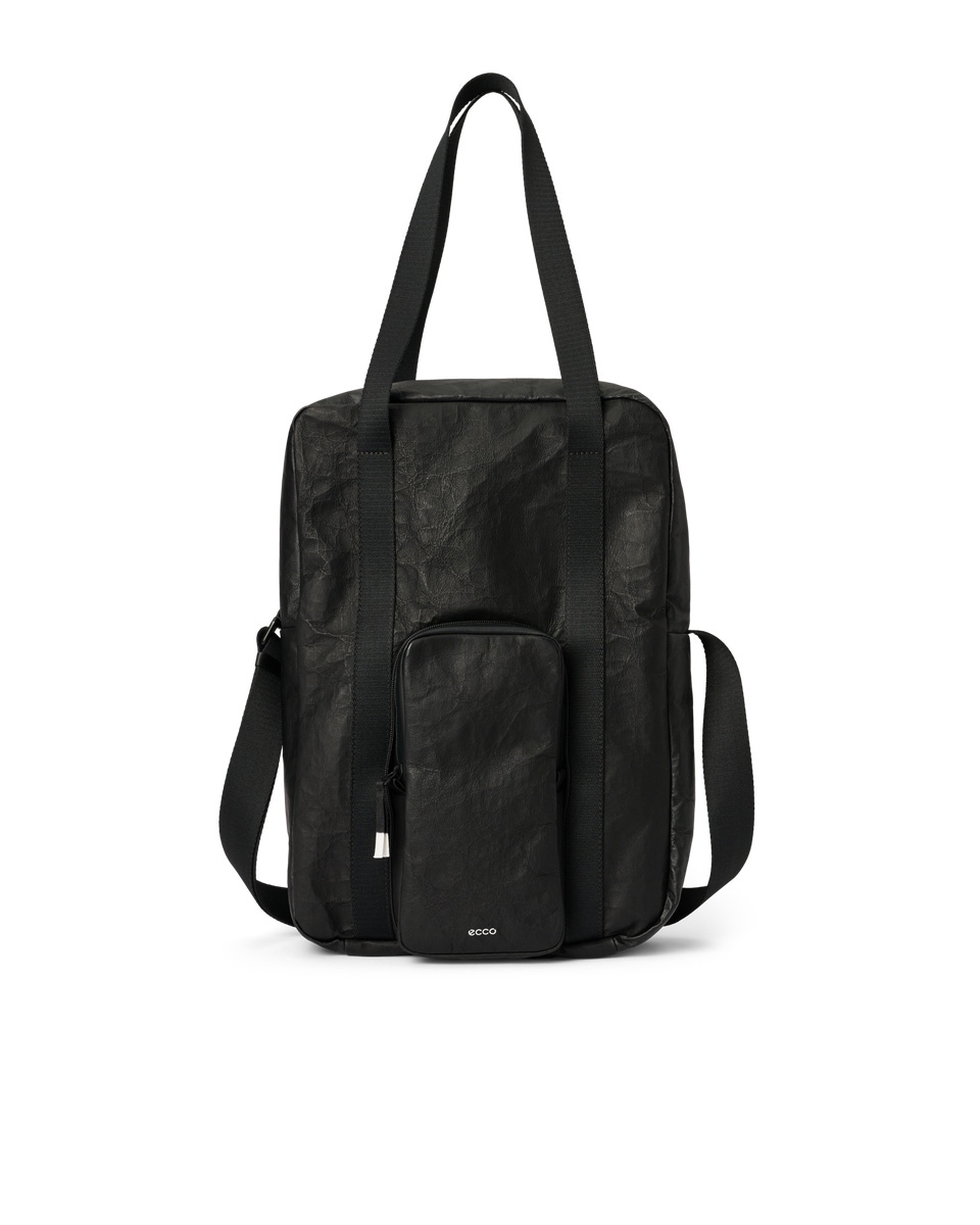 ECCO TOTE PACKABLE NORTH SOUTH Black