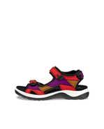 Women's ECCO® Offroad Leather Hiking Sandal - Multicolor - Outside