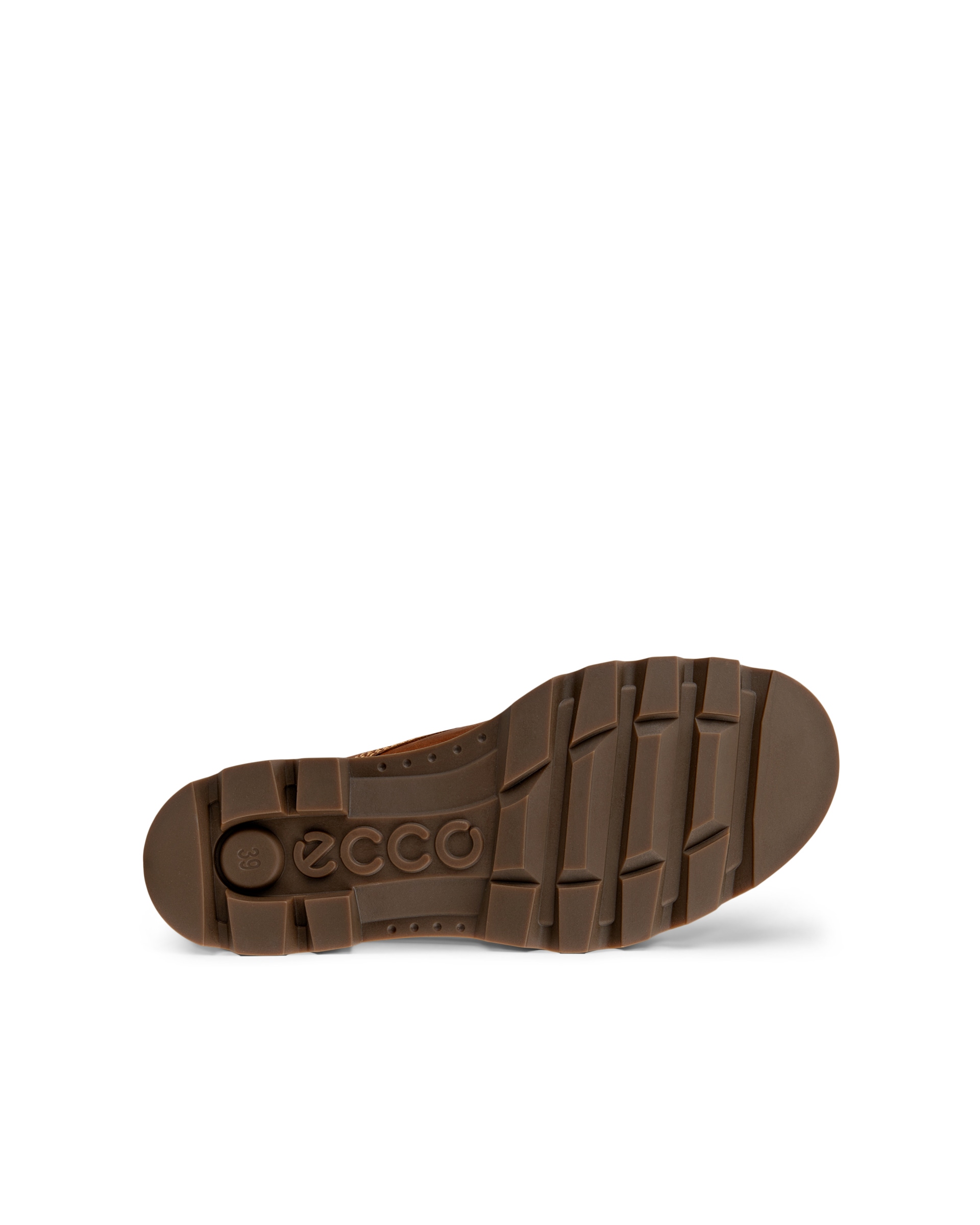 ECCO® Grainer ženske vodootporne čizme na vezanje od nubuka - Smeđa - Sole