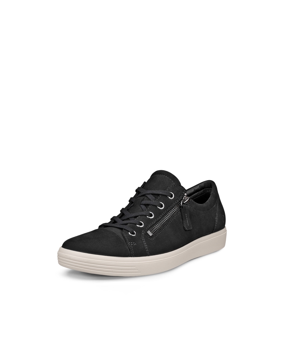 Women's ECCO® Classic Nubuck Sneaker - Black - Main