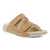 ECCO Women's Cozmo Flat Fluffy Sandals - Beige - Main