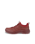 Women's ECCO® Offroad Nubuck Outdoor Waterproof Shoe - Red - Outside