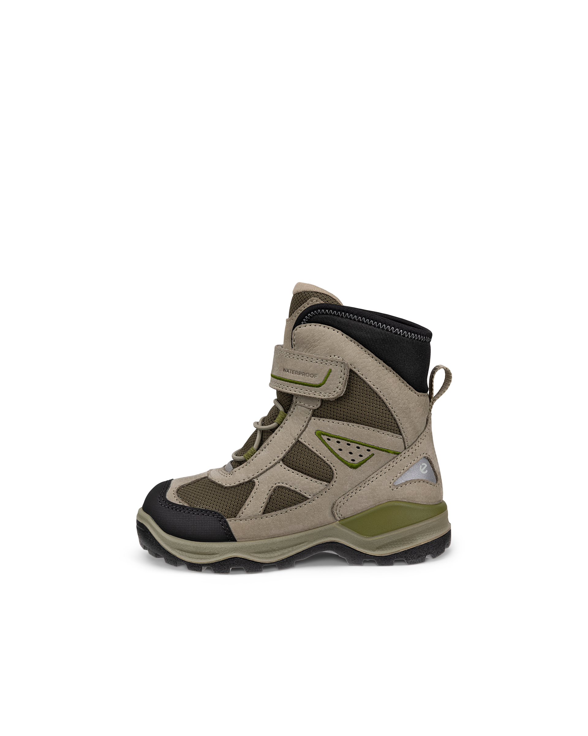 Botines de invierno impermeable de nobuk  ECCO® Snow Mountain para niño/a - Verde - Outside