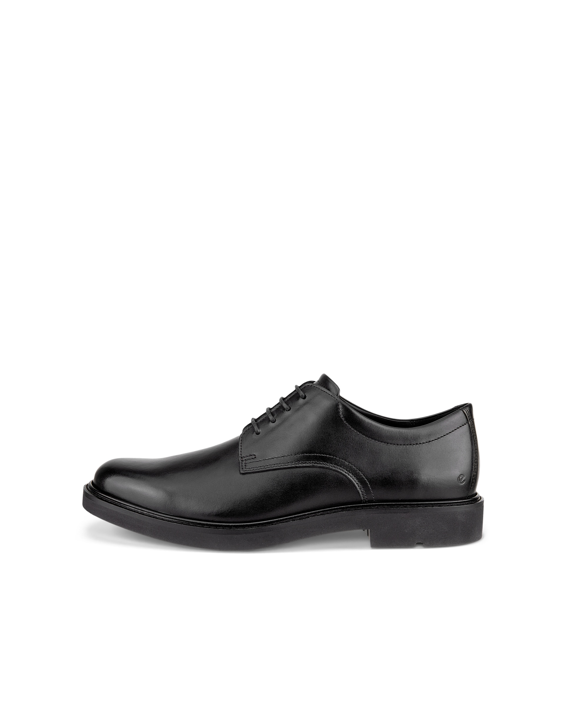 Men's ECCO® Metropole London Leather Derby Shoe - Black - Outside