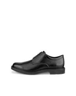 Men's ECCO® Metropole London Nubuck Derby Shoe - Black - Outside