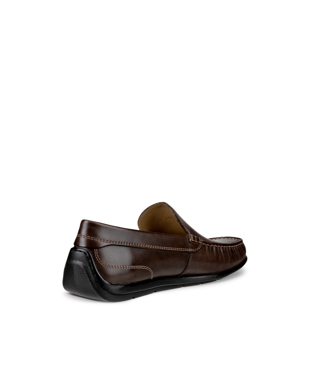 Men's ECCO® Classic Moc 2.0 Leather Moccasin - Brown - Back