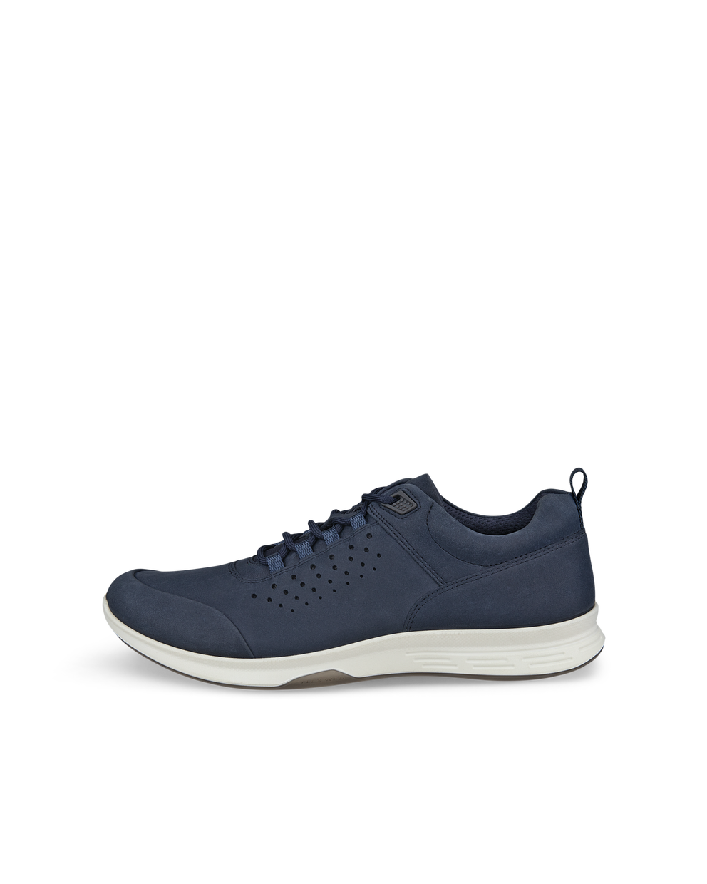 Men's ECCO® Exceed Nubuck Walking Shoe - Blue - Outside