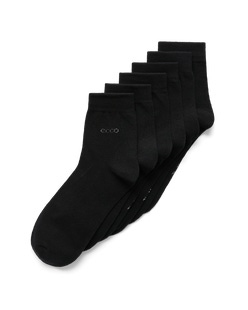 ECCO CLASSIC ANKLE CUT 3-PACK SOCKS - Black - Main