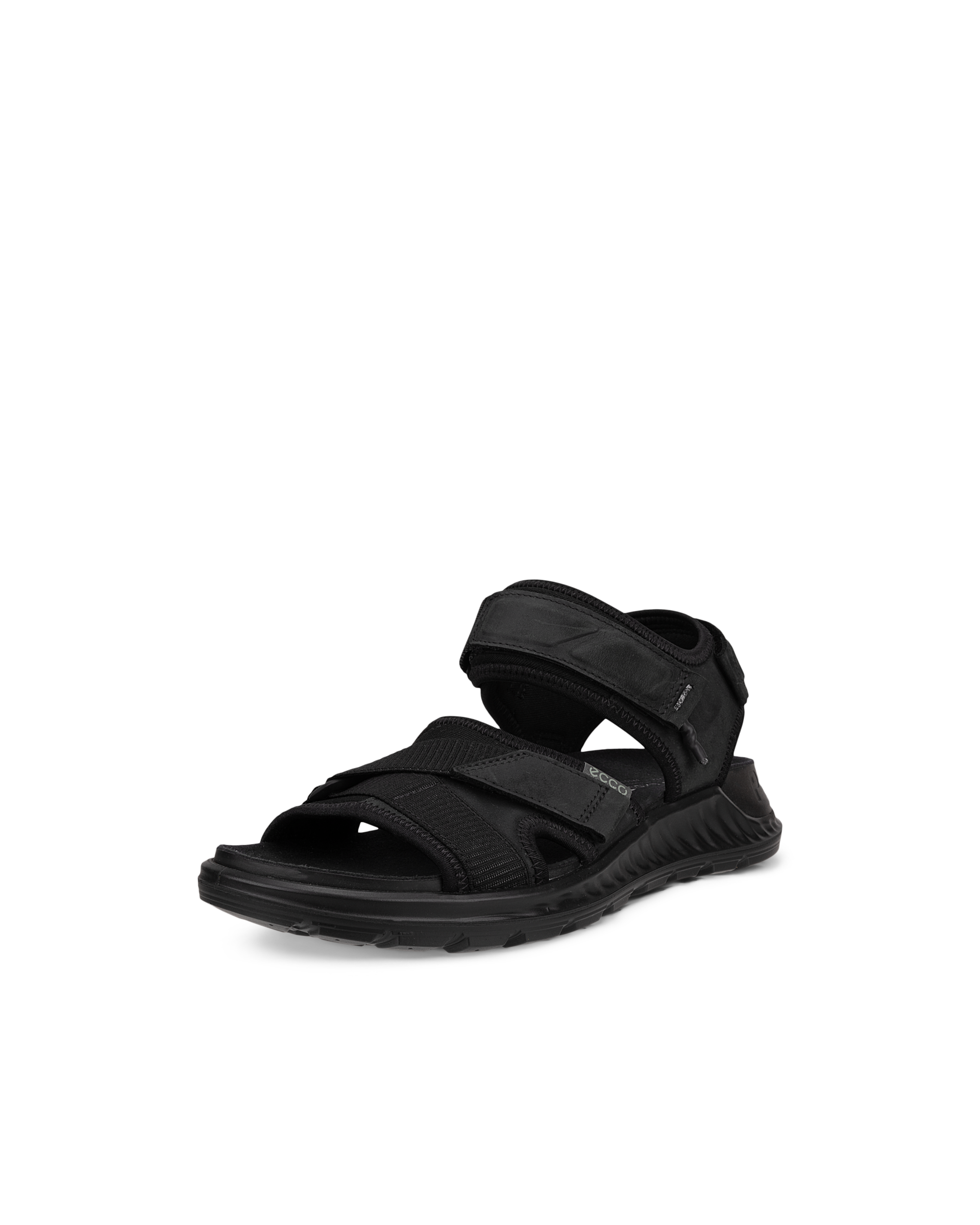 ECCO Exowrap 3S メンズ ヌバックサンダル | ブラック
