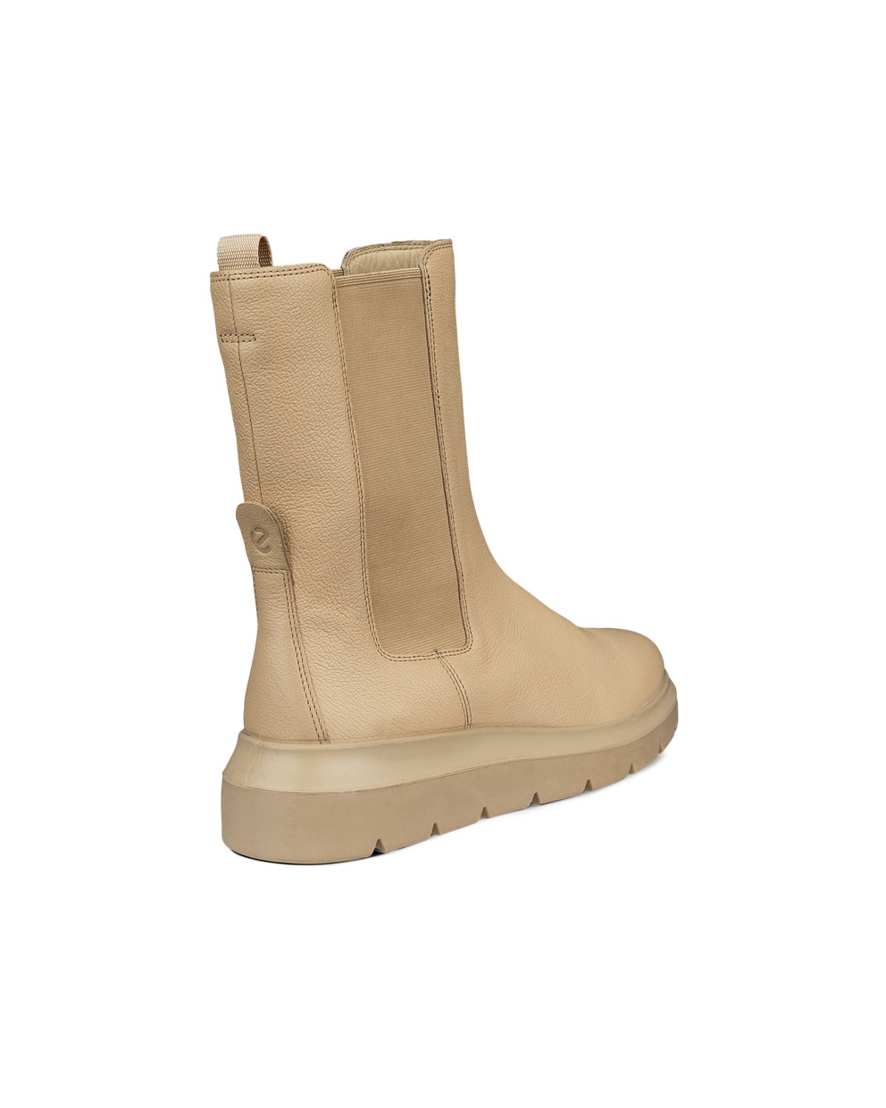 ECCO NOUVELLE WOMEN'S TALL CHELSEA BOOT - Beige - Back