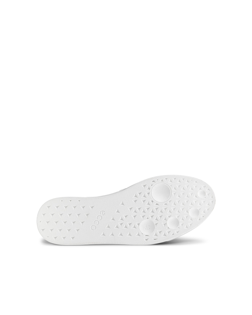 Men's ECCO® Street Lite Leather Slip-On Sneaker - White - Sole