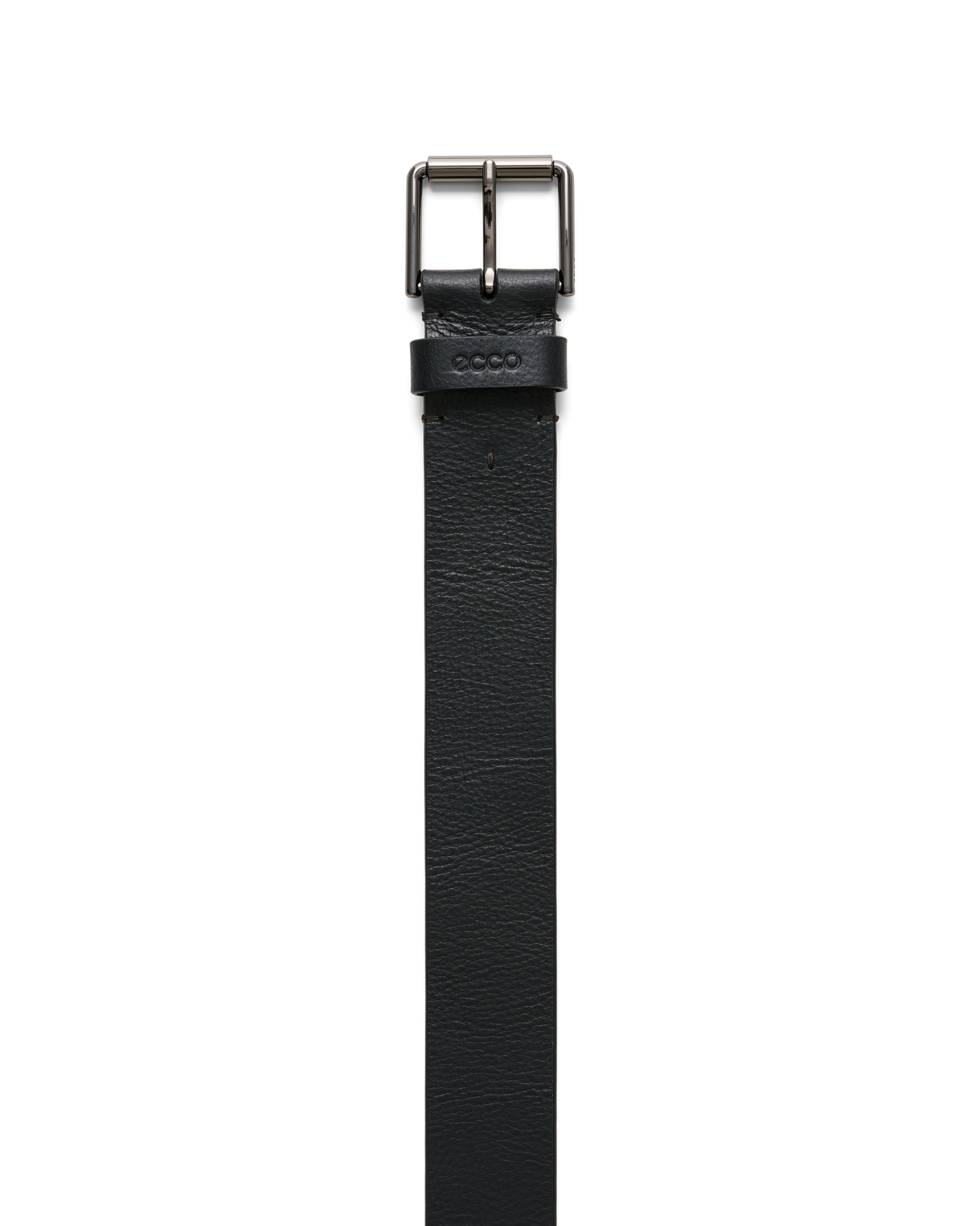 ECCO® Casual ceinture en cuir pour homme - Noir - Detail-1