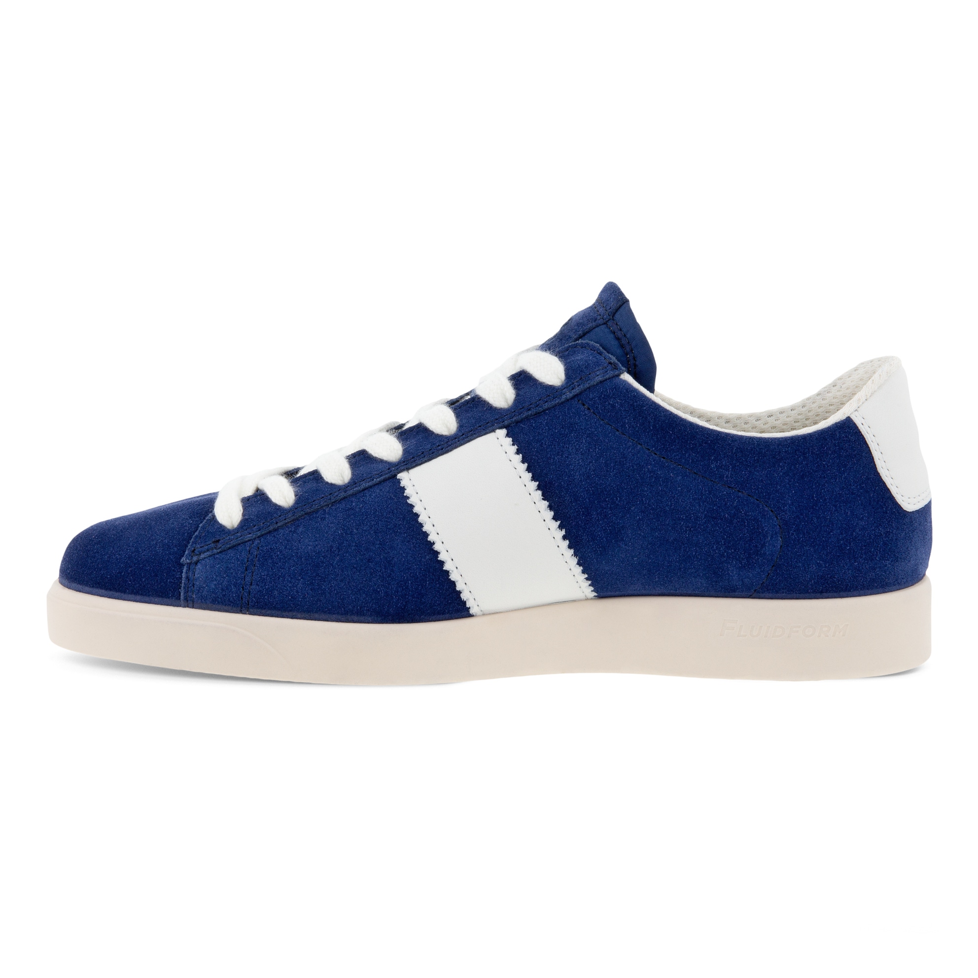 Women's ECCO® Street Lite Suede Sneaker - Blue - Inside