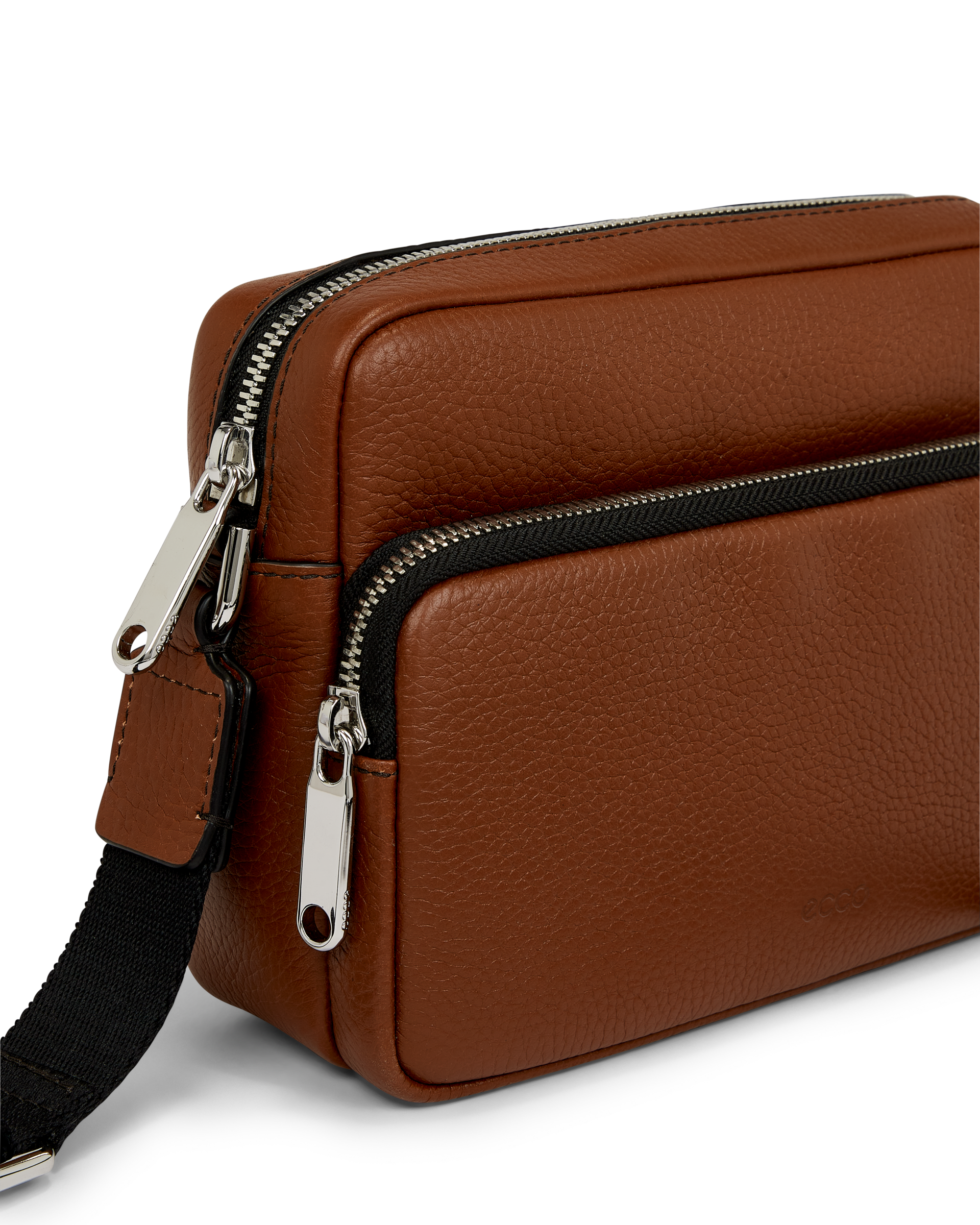 ECCO® Leather Camera Bag - Brown - Detail-1