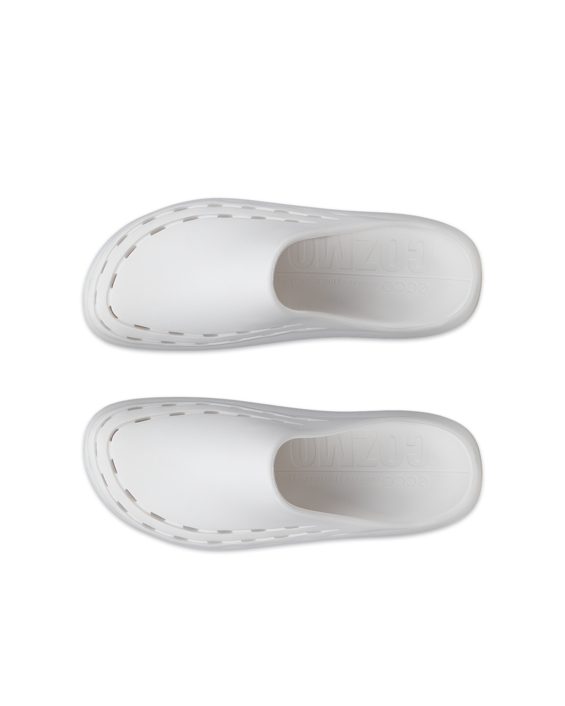 Sandalias ECCO® Cozmo Slide unisex - Blanco - Top left pair