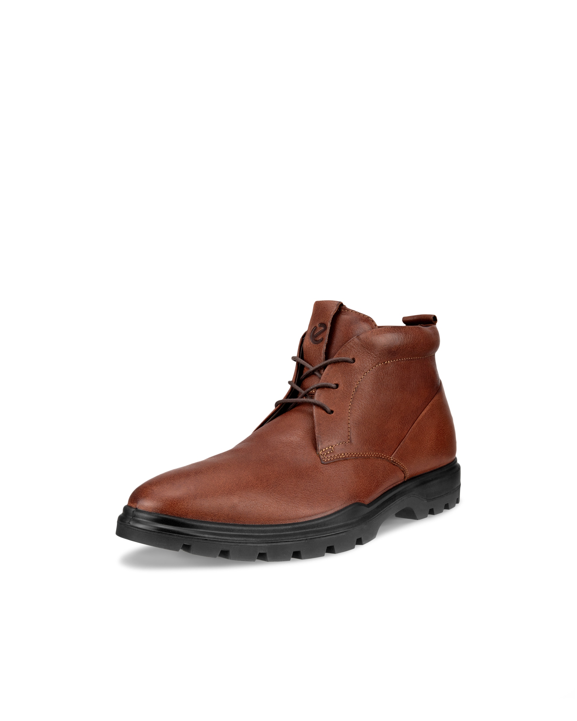 ECCO® Citytray Avant bottines chukka en cuir pour homme - Brun - Main