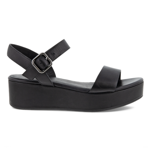 ECCO Elevate Plateau Sandals Black