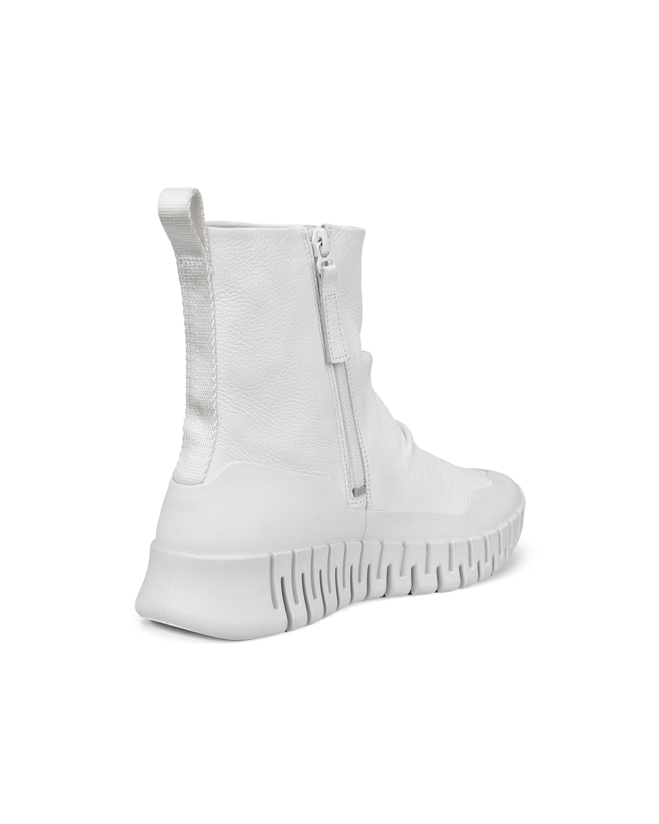 Women S Ecco® Gruuv Leather Bootie White