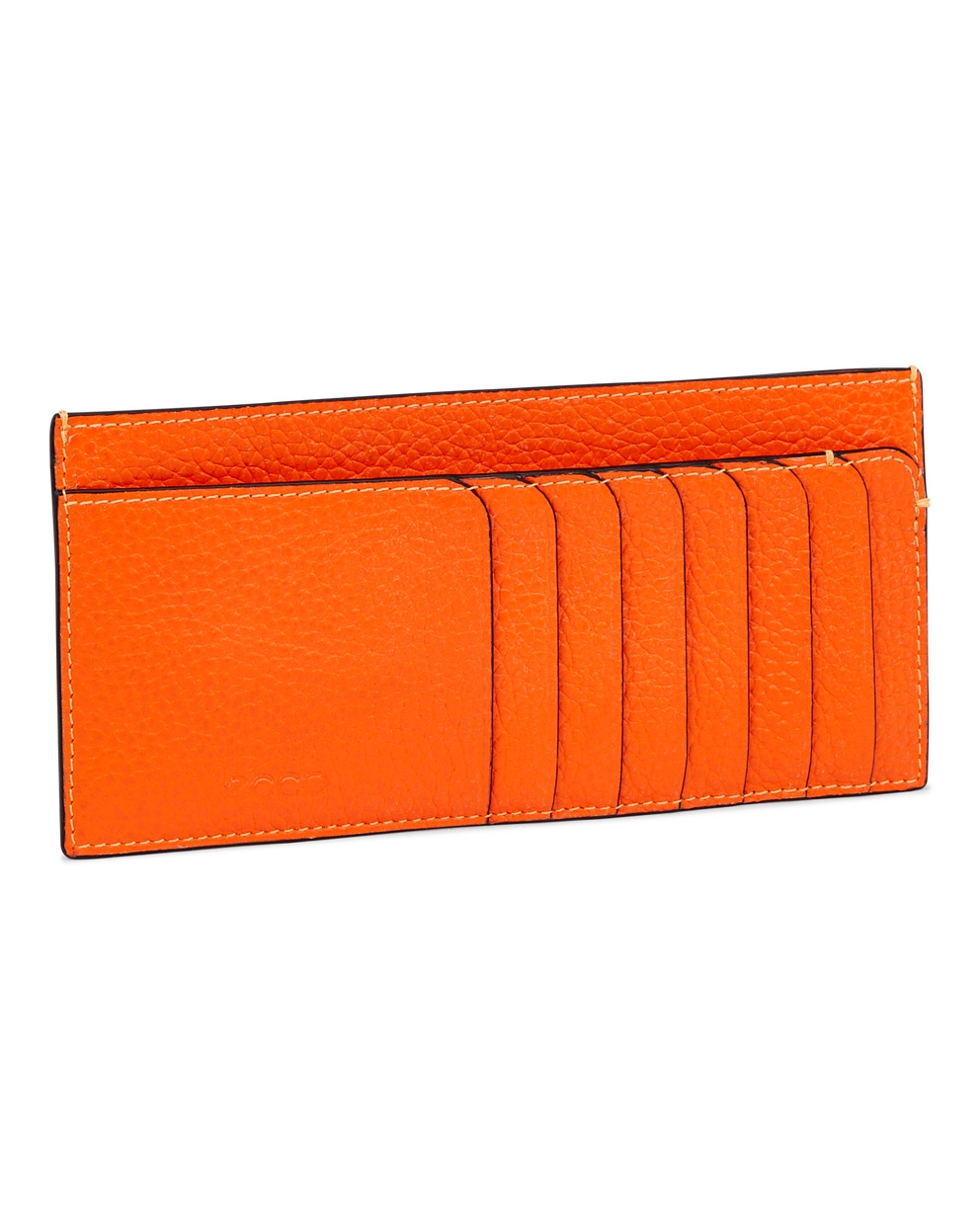 Cartera pequeña de piel ECCO® - Naranja - Main