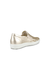 Women's ECCO® Soft 7 Leather Slip-On Sneaker - Gold - Back