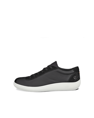 ECCO SOFT ZERO MEN'S SNEAKER - Black - Outside