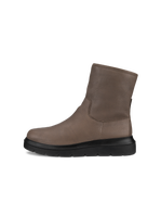 Botas de caña media de nobuk ECCO® Nouvelle para mujer - Gris - Outside