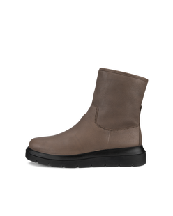 Botas impermeables de piel ECCO® Nouvelle para mujer - Gris - Outside