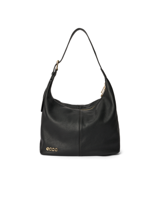 Bolso hobo de piel ECCO® Hobo - Negro - Main