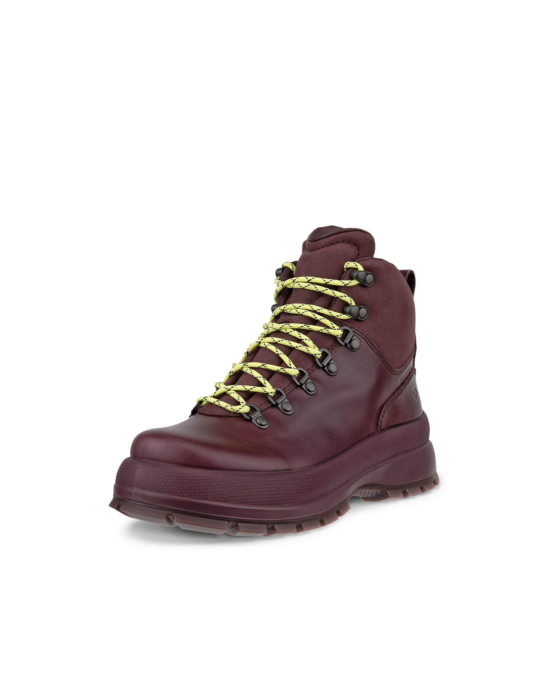 Botas de piel impermeable con cordones ECCO® Track 30 para mujer - Violeta - Main