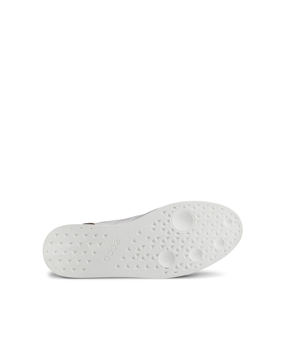 Men's ECCO® Street Lite Leather Sneaker - White - Sole