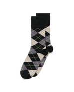 ECCO CLASSIC ARGYLE MEN'S MID-CUT SOCK - Grey - Main