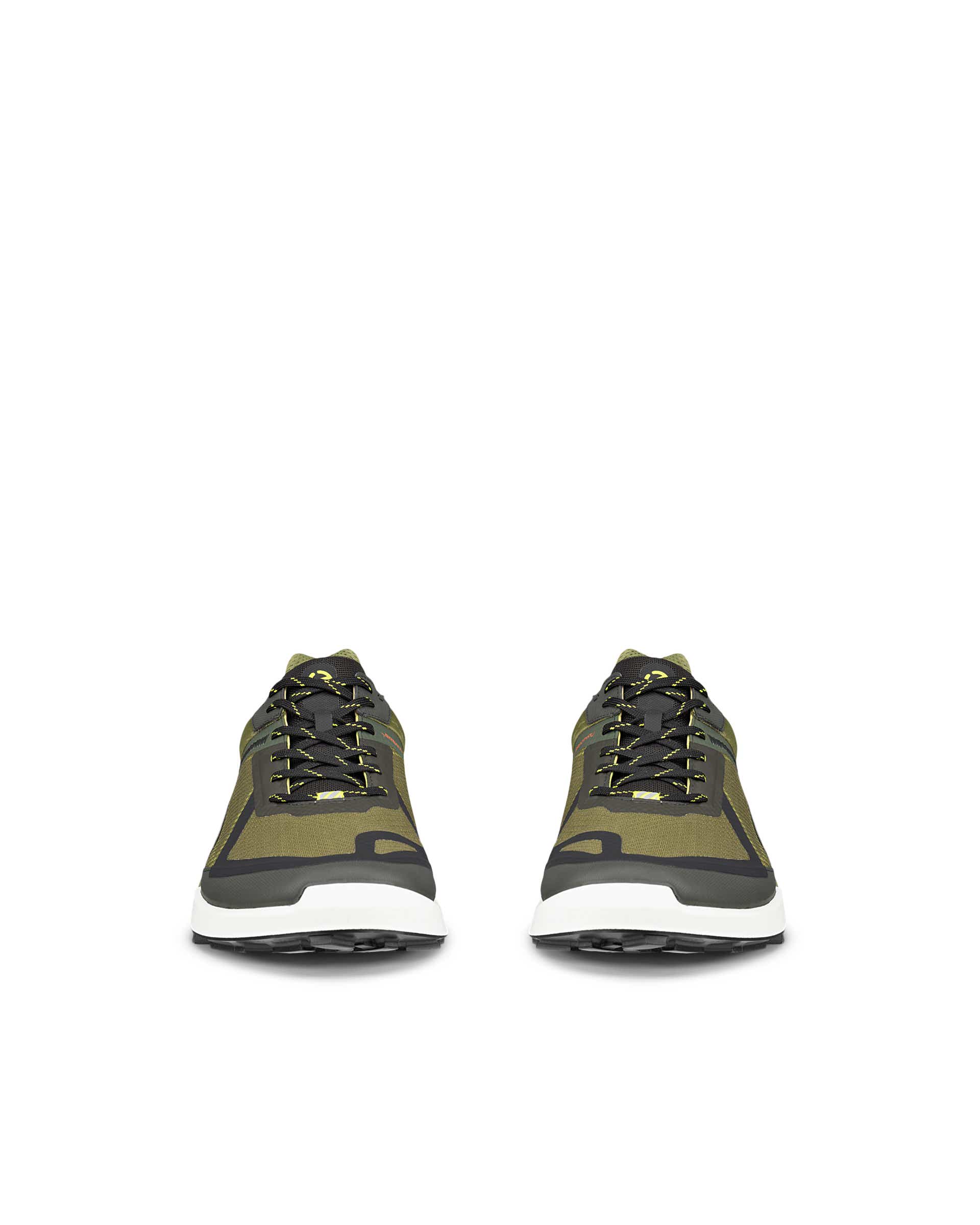 Zapatillas de senderismo de tela ECCO® BIOM 2.1 X Mountain para hombre - Verde - Front pair