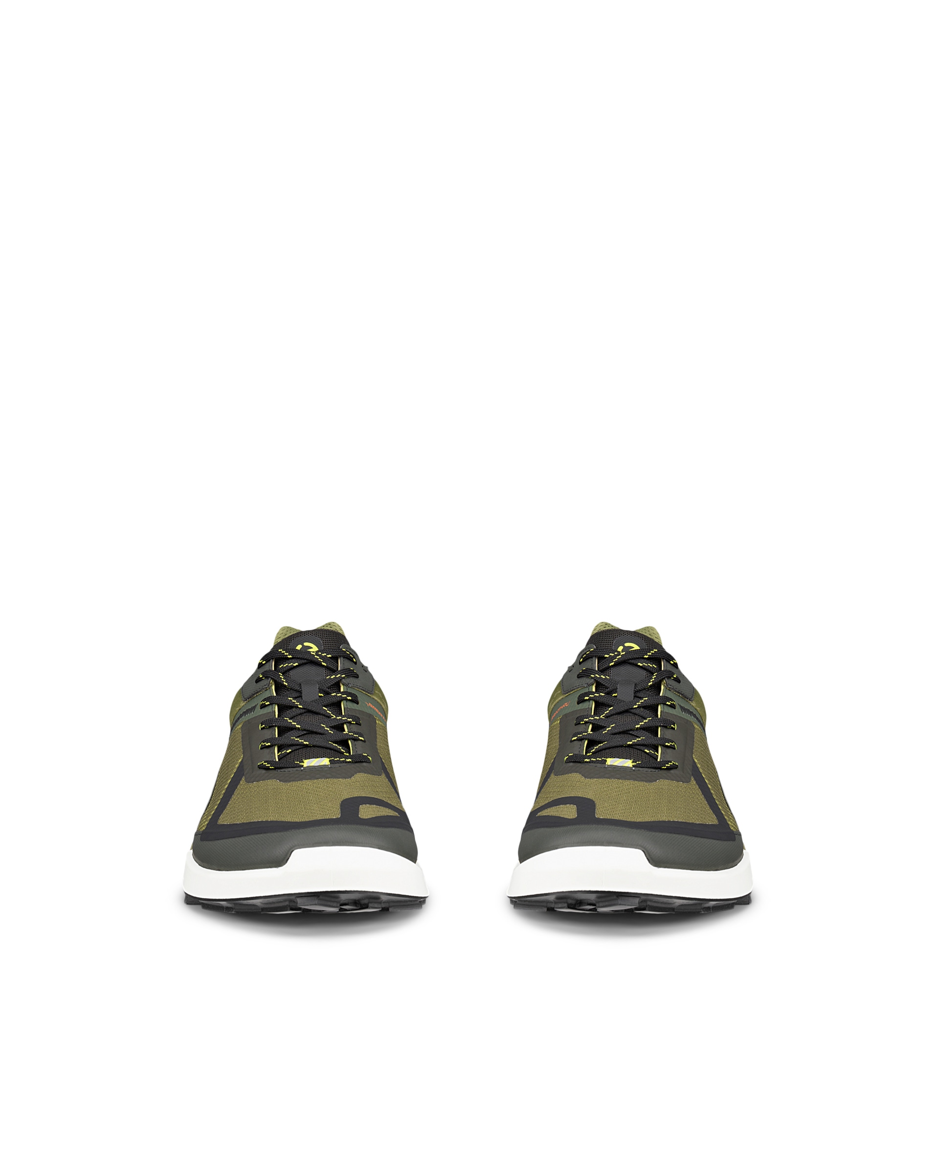 Zapatillas de senderismo de tela ECCO® BIOM 2.1 X Mountain para hombre - Verde - Front pair
