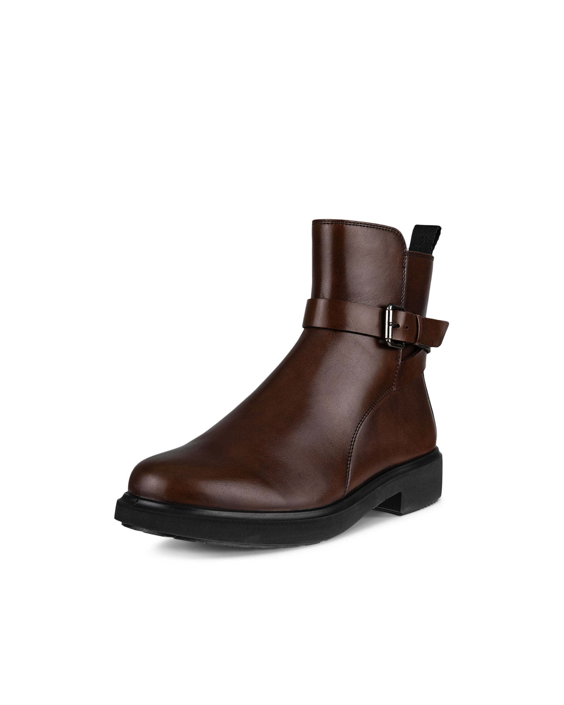 ECCO® Metropole Amsterdam bottes de pluie en cuir pour femme - Brun - Main