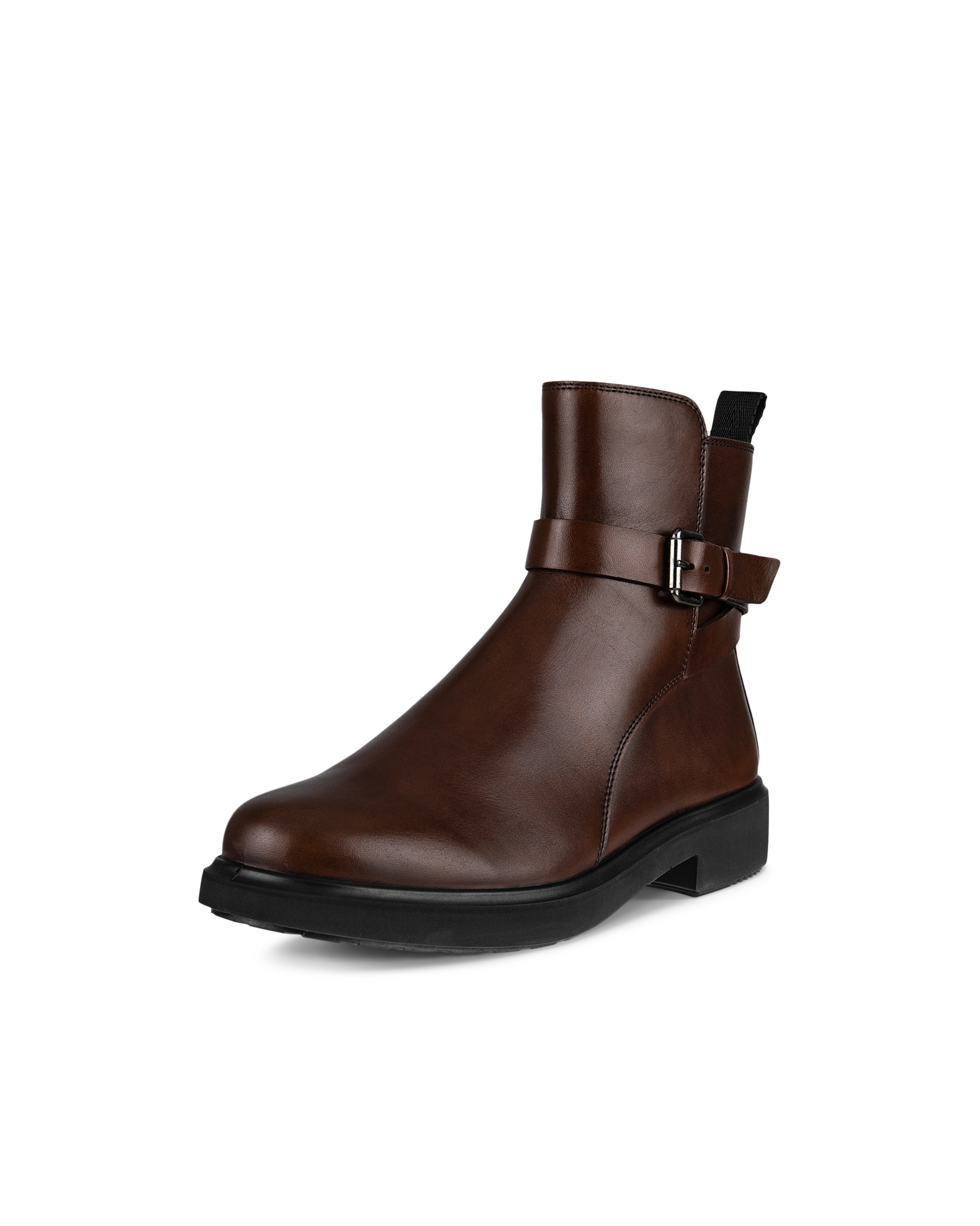 ECCO® Metropole Amsterdam bottes de pluie en cuir pour femme - Brun - Main