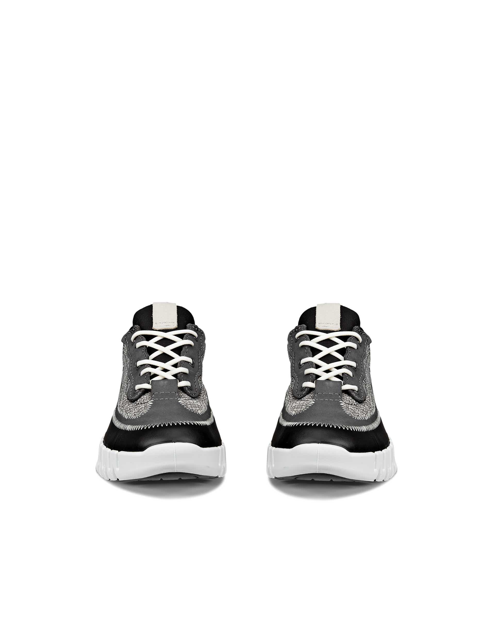 Ténis couro mulher ECCO® GRUUV - Preto - Front pair