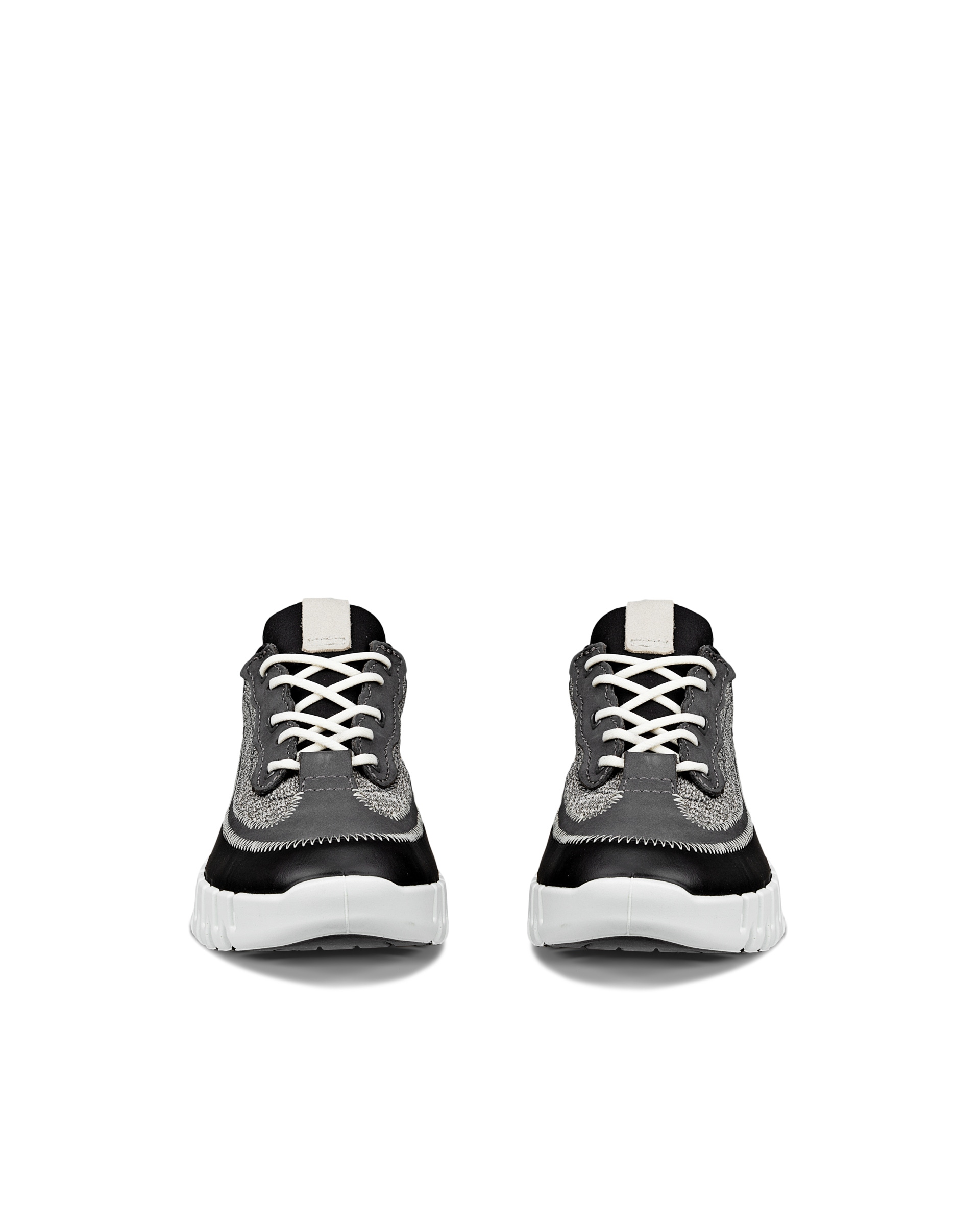 Ténis couro mulher ECCO® GRUUV - Preto - Front pair