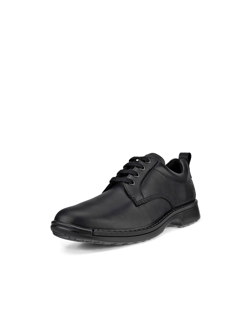 Men s ECCO Fusion Leather Derby Shoe Black