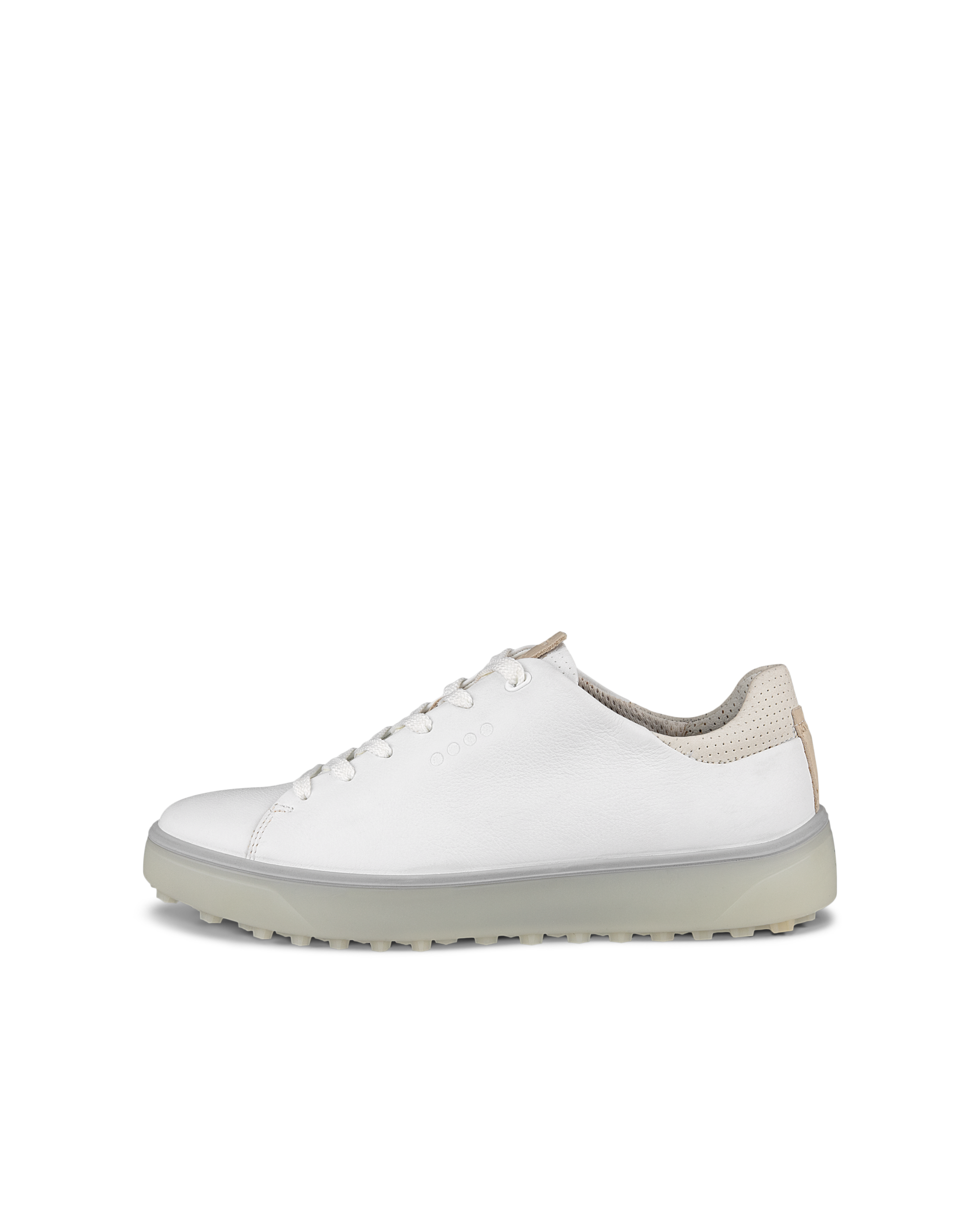 Women's ECCO® Golf Tray Leather Golf Shoe | White