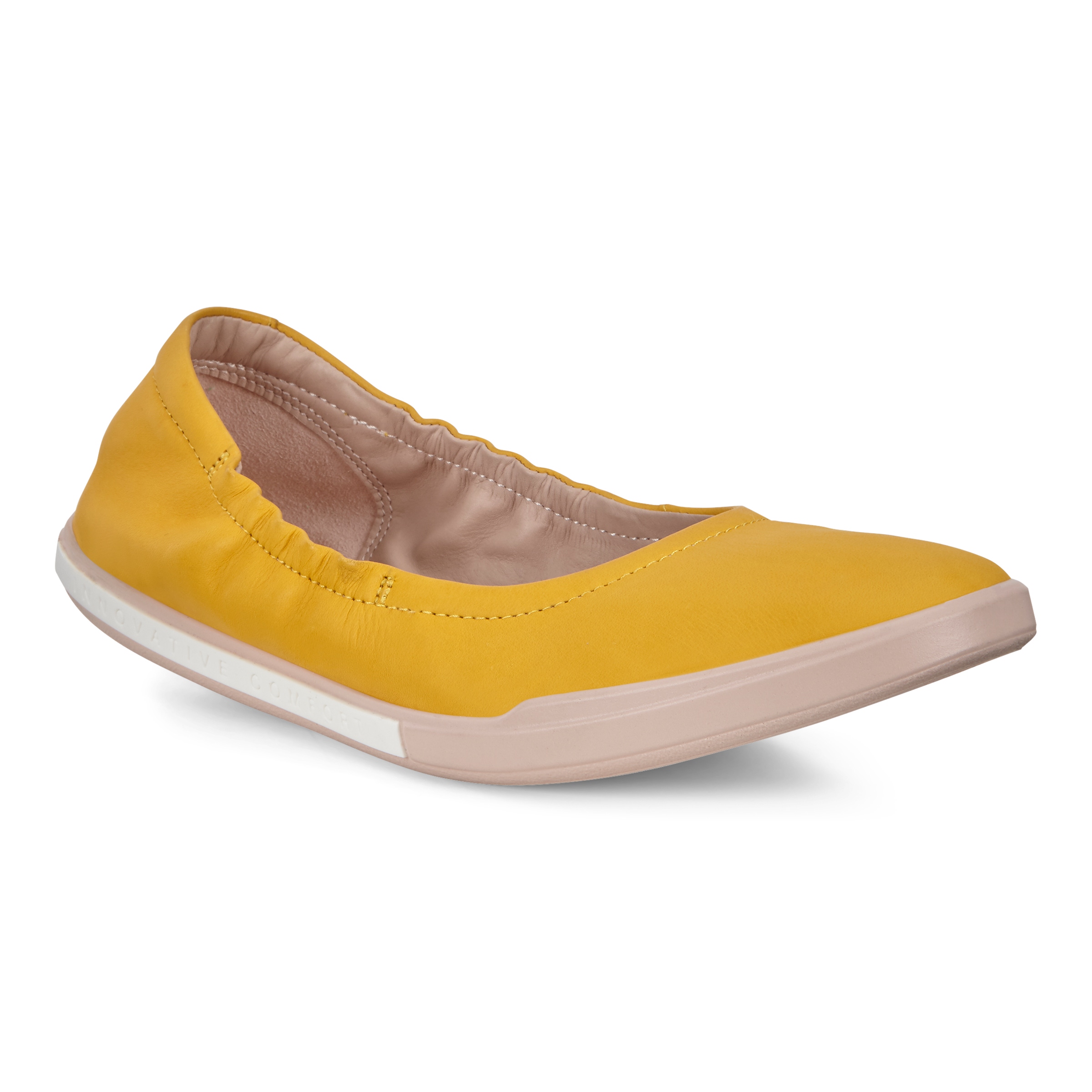 ECCO Simpil II Women's Ballerina Shoes - Yellow - Main
