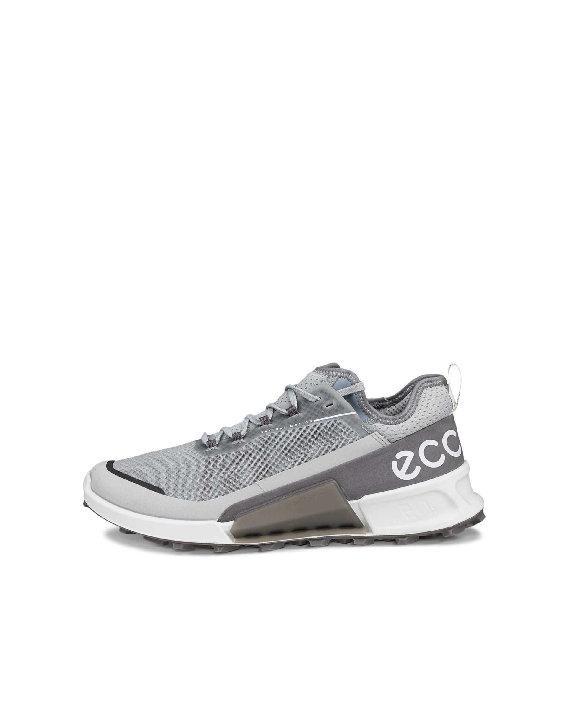 Men's ECCO® Biom 2.1 X Country Textile Trail Hiking Shoe - Grey - Outside
