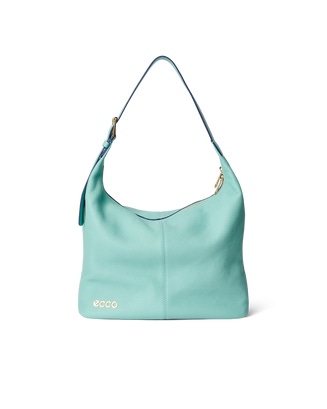 ECCO Hobo Soft Pebbled レザーホーボーバッグ - Blue - Main